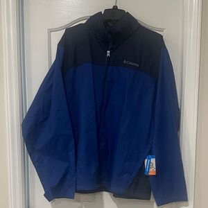 Columbia Navy and Royal Blue Windbreaker